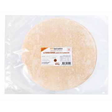 Fonds tartes flambées ronds TFT de Rosheim
