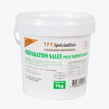 Garniture salée 1 kg pour tartes flambées